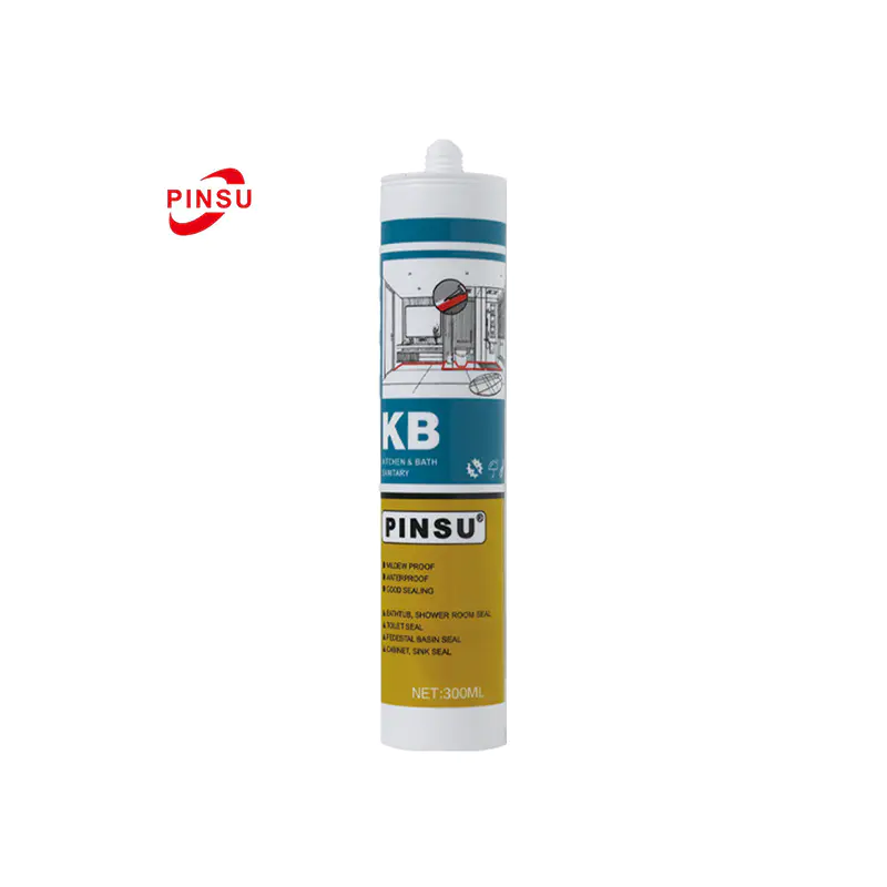 PINSU-KB ওয়েদারপ্রুফ অ্যান্টি-ফাঙ্গাস নিউট্রাল সিলিকন গ্লেজিং সিলান্ট
